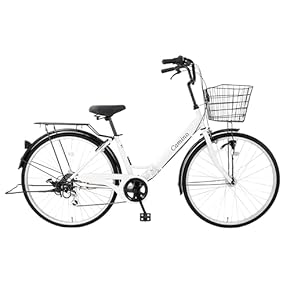 【引取限定】青色 シティサイクル バスケットギアー付き 自転車 本体 シティサイクルの商品一覧｜自転車｜ホームセンターナフコ【公式